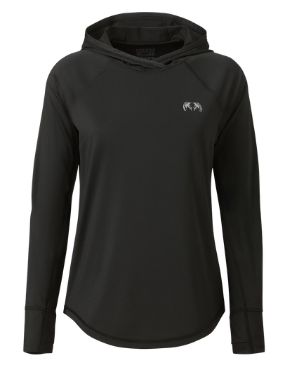 Women's Gila LS Hoodie | Black