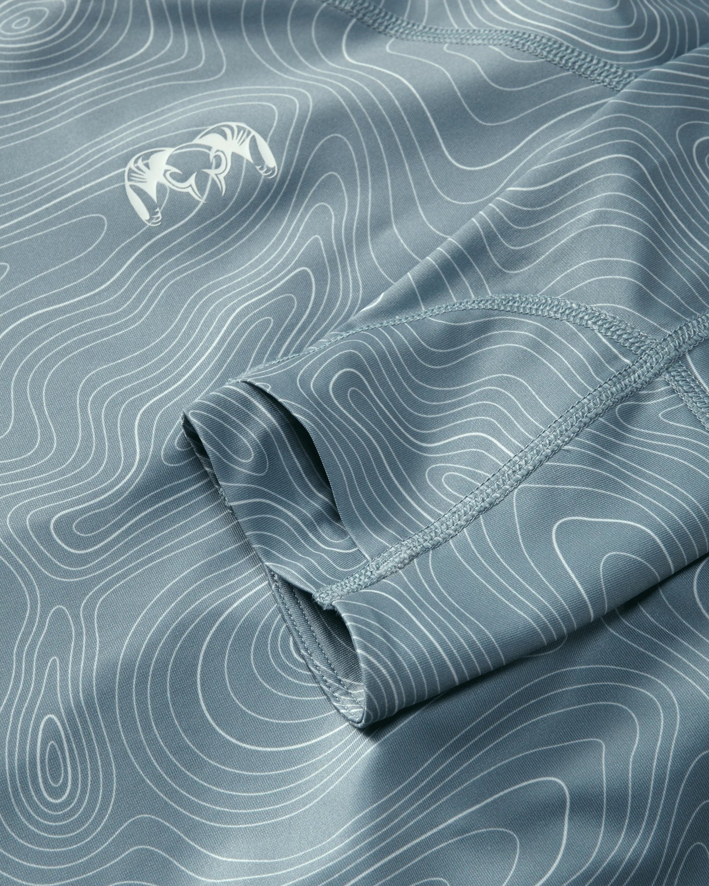 Gila LS Hoodie Topo | Glacier Topo Print