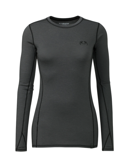 Women's ULTRA Merino 145 LS Crew | Gunmetal