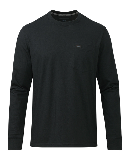 Workgrade LS Pocket Crew | Black