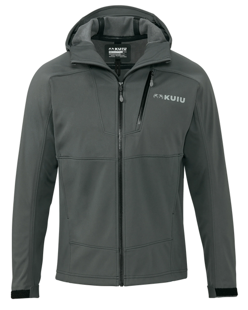 Axis Hybrid Hooded Jacket | Gunmetal