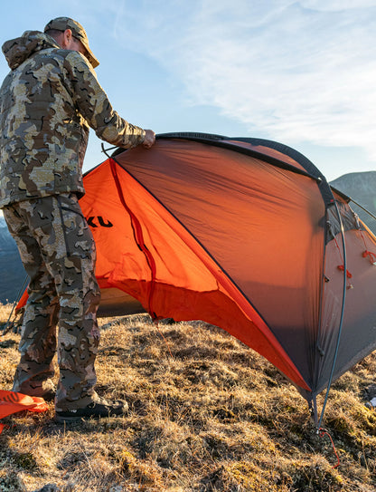 Mountain Star 2 Person Tent | Gunmetal-Orange