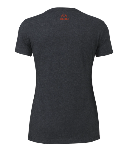 Women's Solid Patriotic Ram T-Shirt | Charcoal