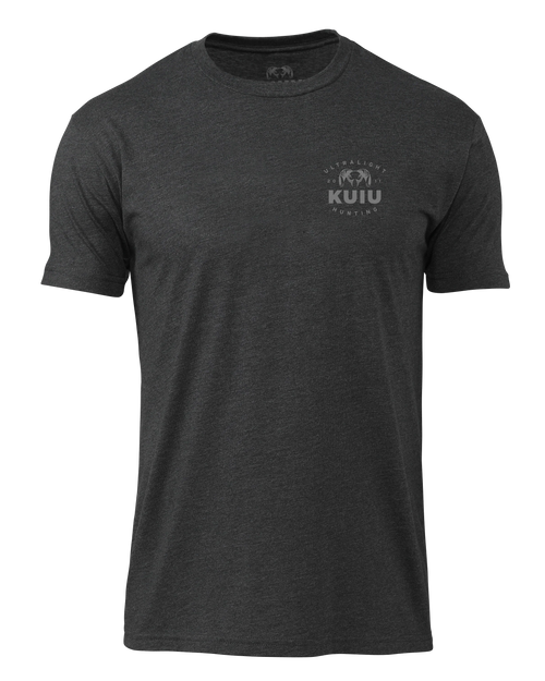 KUIU Ultralight Chest Logo T-Shirt | Charcoal