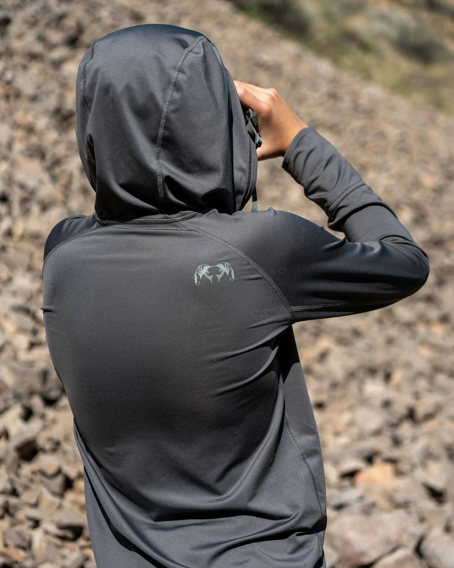 Youth Gila LS Hoodie | Stone