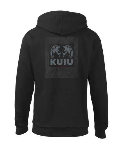 KUIU Topo Back Logo Hoodie | Black