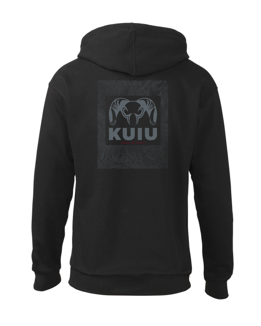 KUIU Topo Back Logo Hoodie | Black