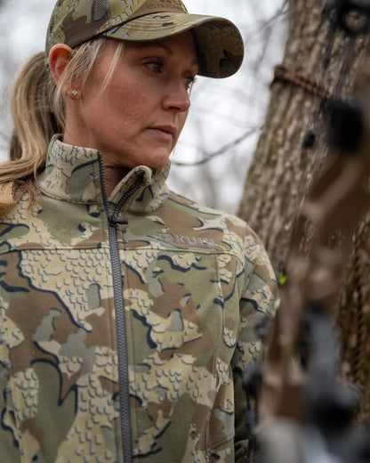 Women's Border Fleece Full Zip | Valo