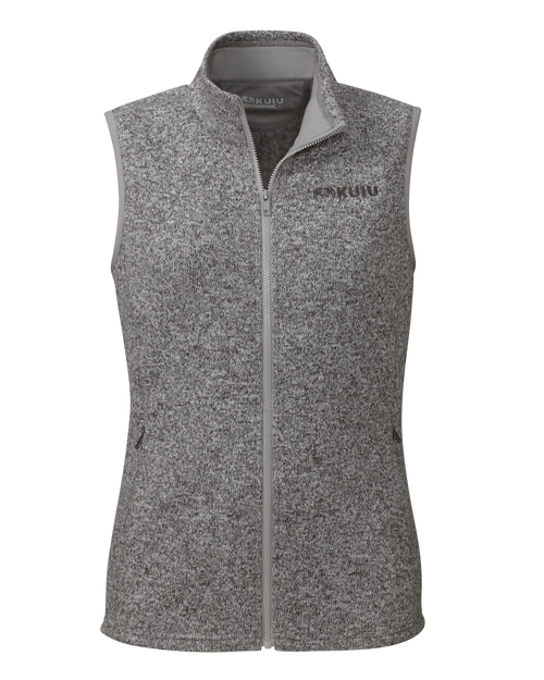 Women's Base Camp Sweater Vest | Stone White Heather