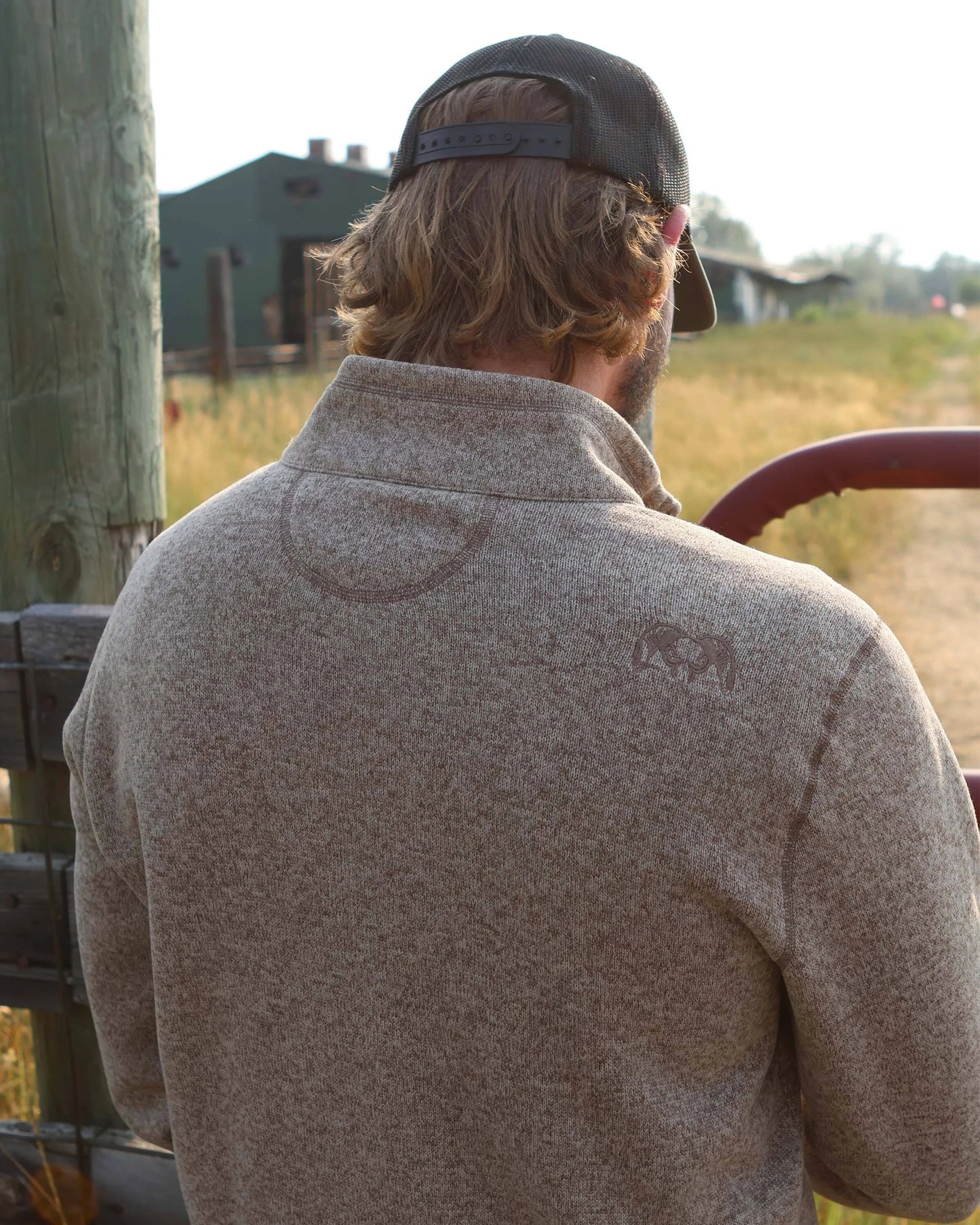 Base Camp Pullover Sweater | Khaki Heather