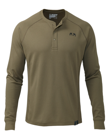 PRO Merino 200 Henley | Ash