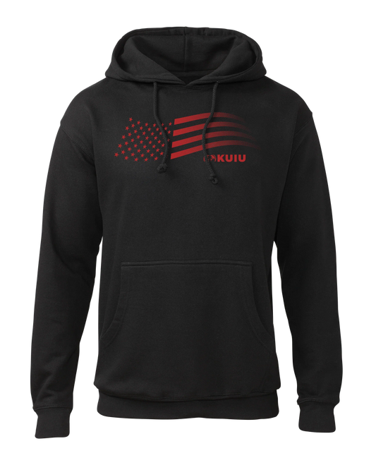 KUIU Flag Hoodie | Black