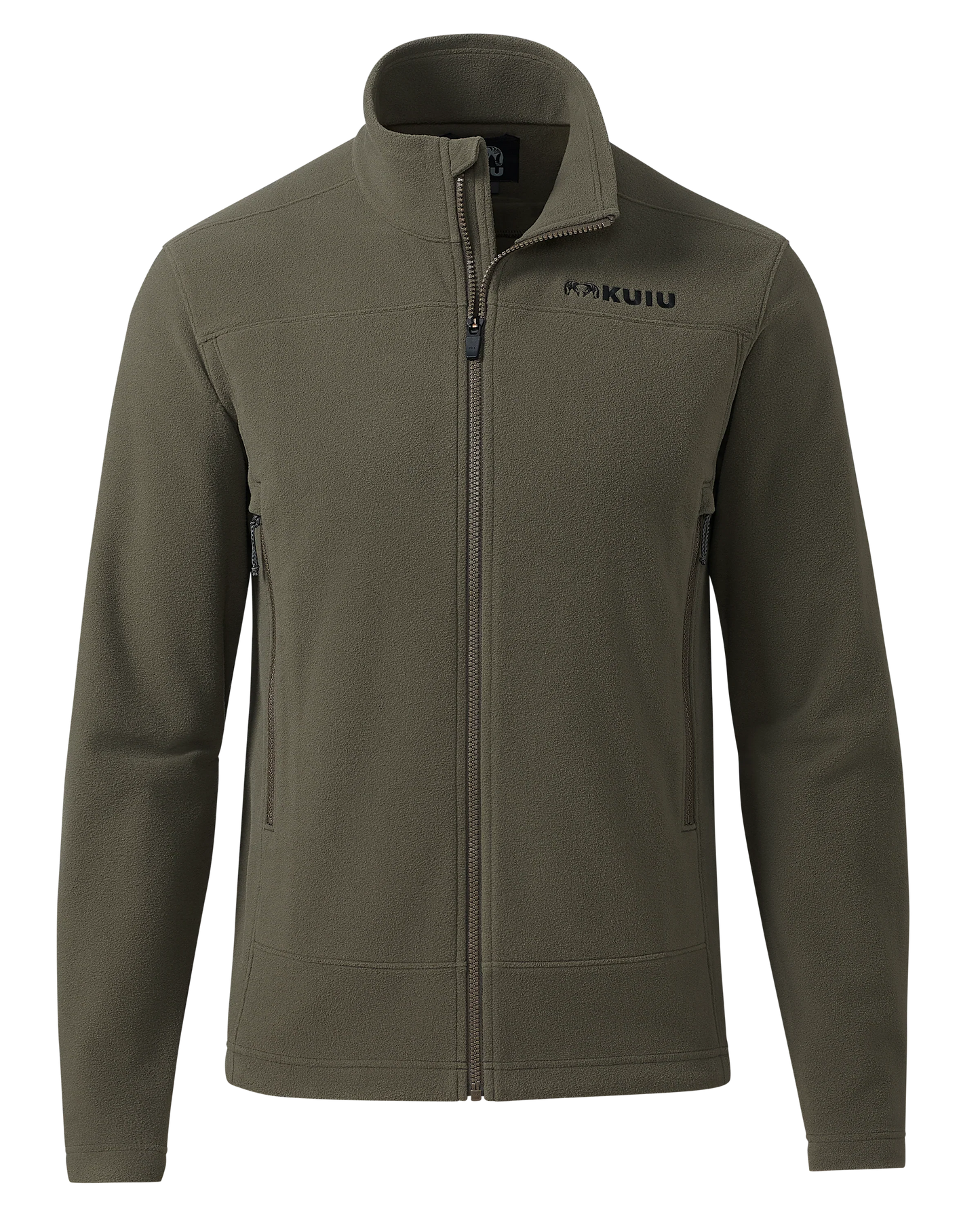 Border Fleece Full Zip | Ash