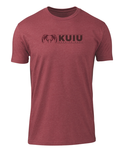 KUIU Here to Hunt Logo T-Shirt | Cardinal