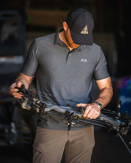KUIU Performance Polo | Heather Slate