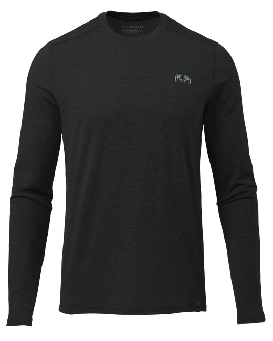 ULTRA Merino 120 LT LS Crew-T | Black