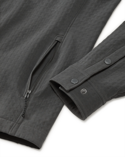 Blockfield Fleece Shirt Jacket | Gunmetal