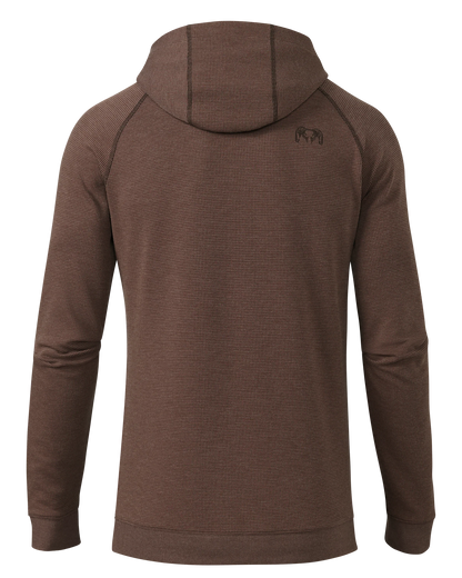 Canyon Waffle Hoodie | Cedar Heather