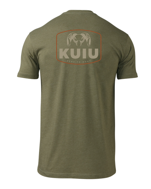 KUIU Here to Hunt Patch T-Shirt | Military Green