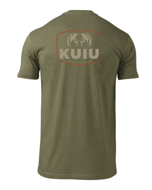 KUIU Here to Hunt Patch T-Shirt | Military Green