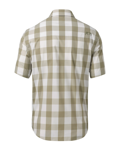 Borrego SS Shirt | Sand Plaid