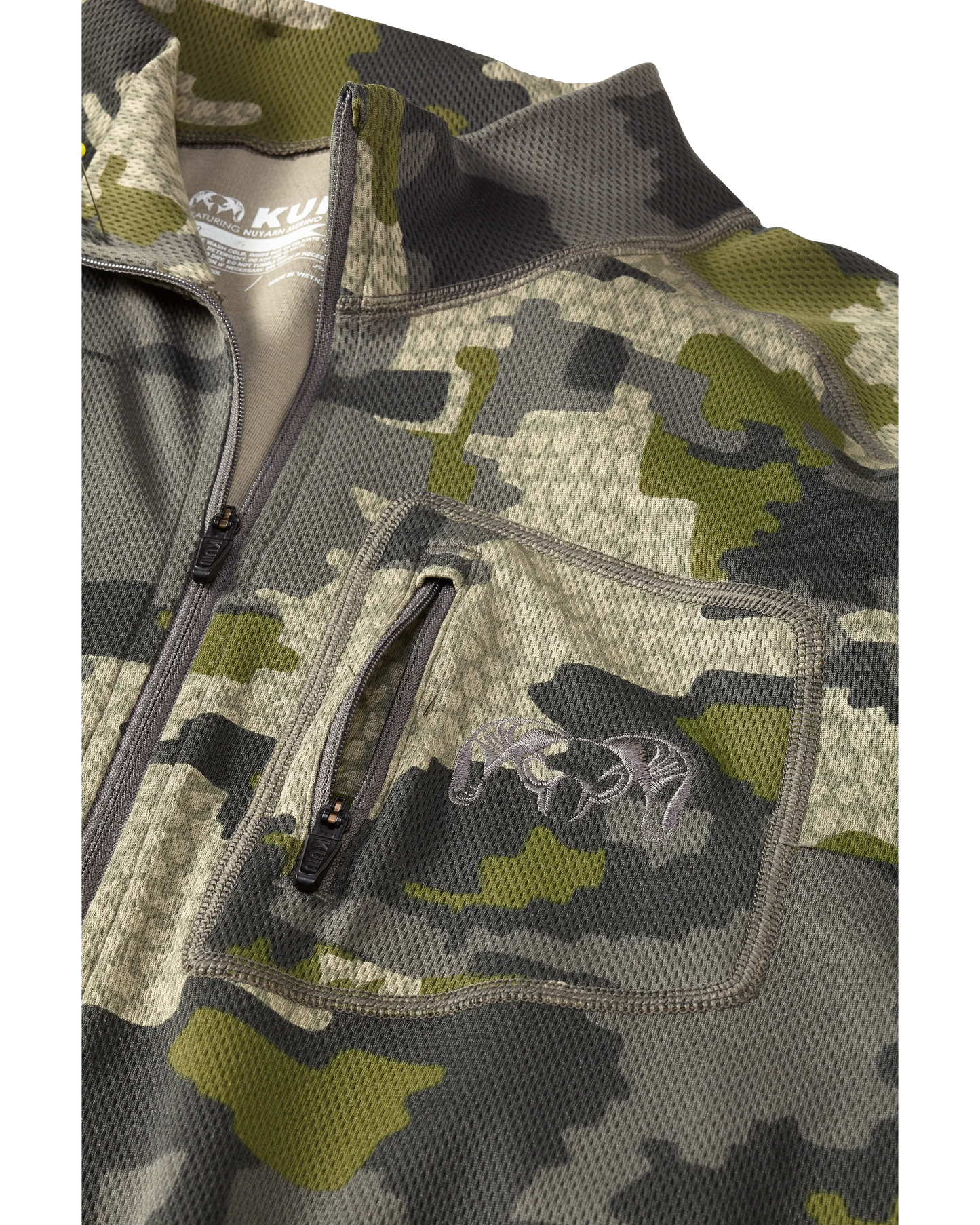 PRO Merino 200 Zip-T | Verde
