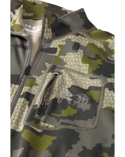 PRO Merino 200 Zip-T | Verde