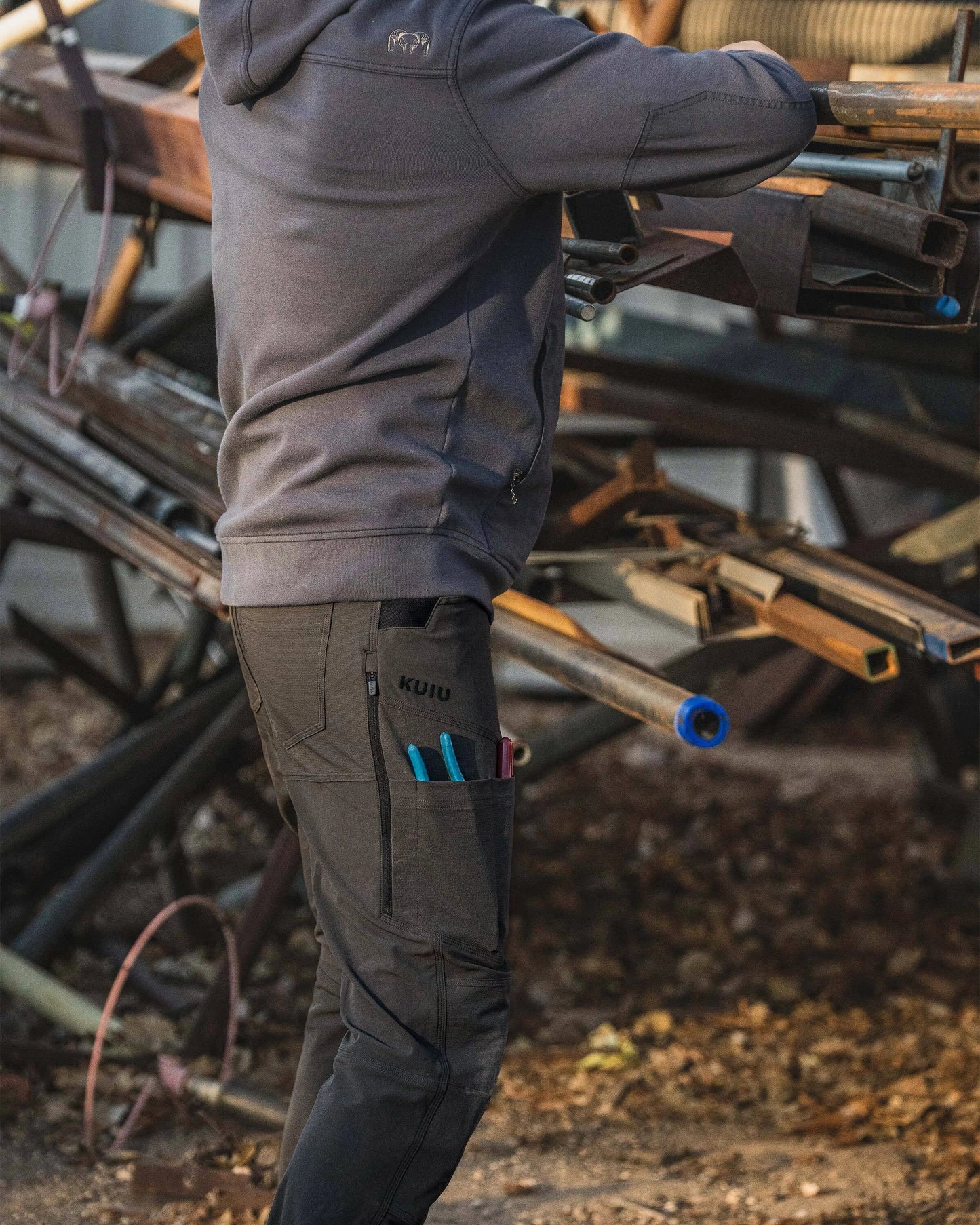 Groundwork Stretch Woven Pant | Asphalt