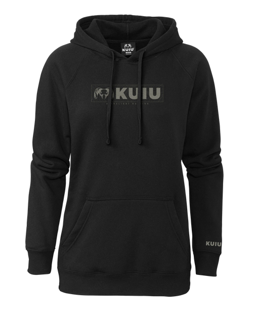 Women's Topo Block Logo Hoodie | Black