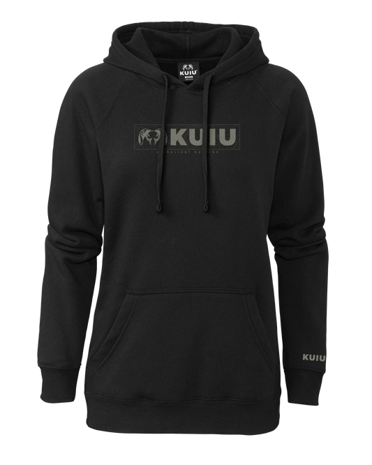 Women's Topo Block Logo Hoodie | Black