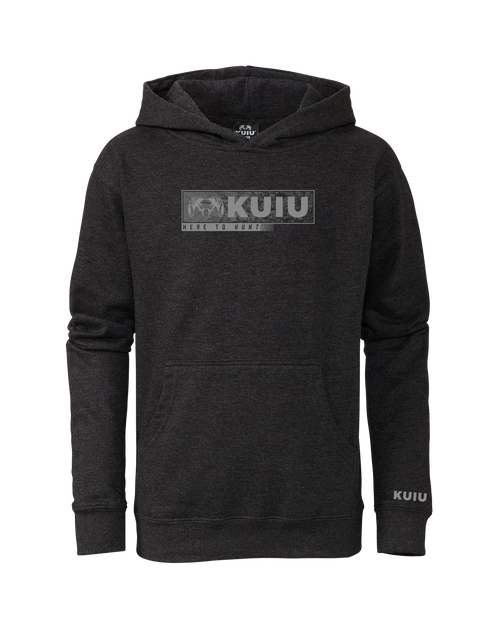 Youth Here to Hunt Gritstone Hoodie | Charcoal