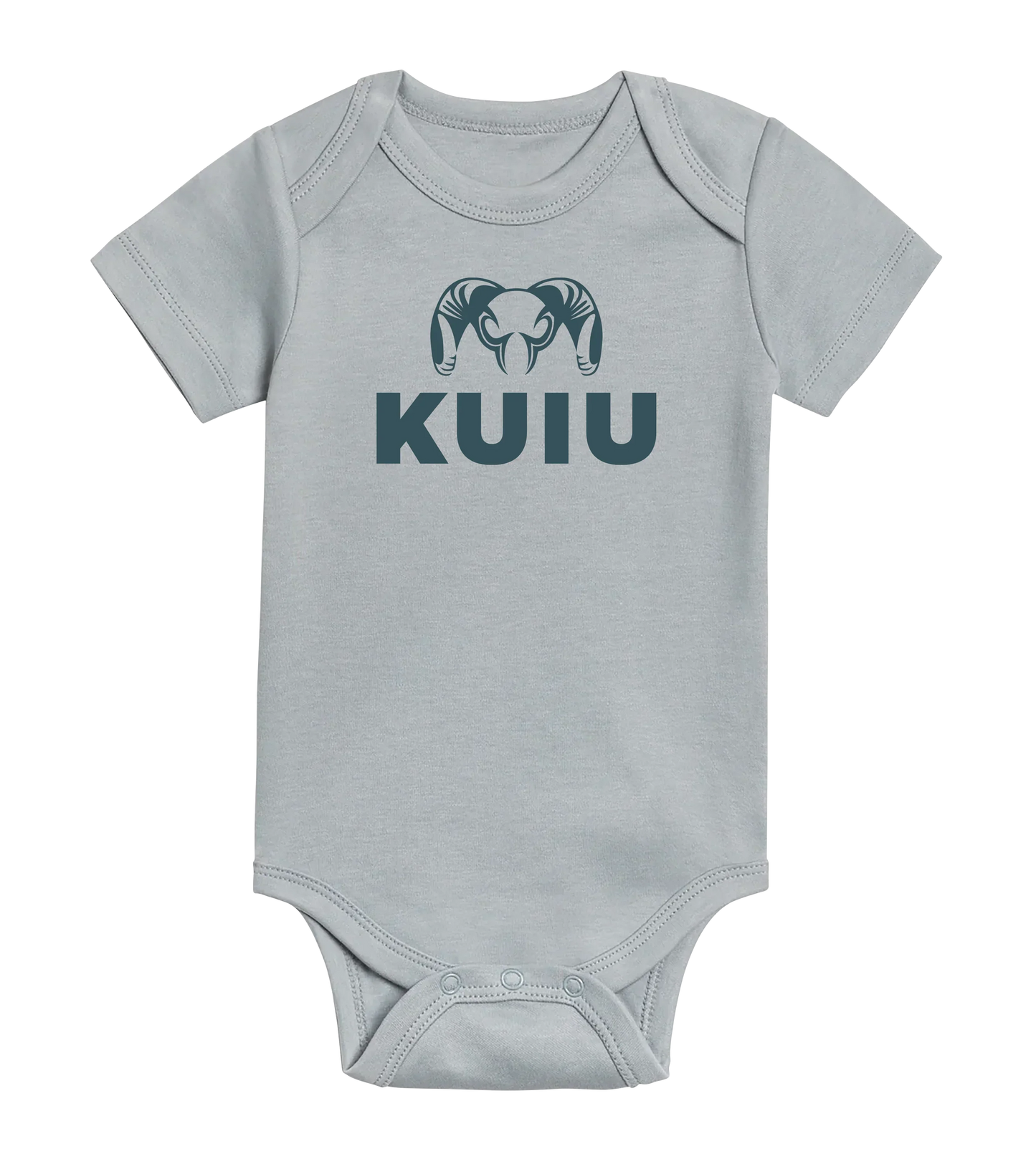 KUIU Stacked Logo Baby One-Piece | Mist