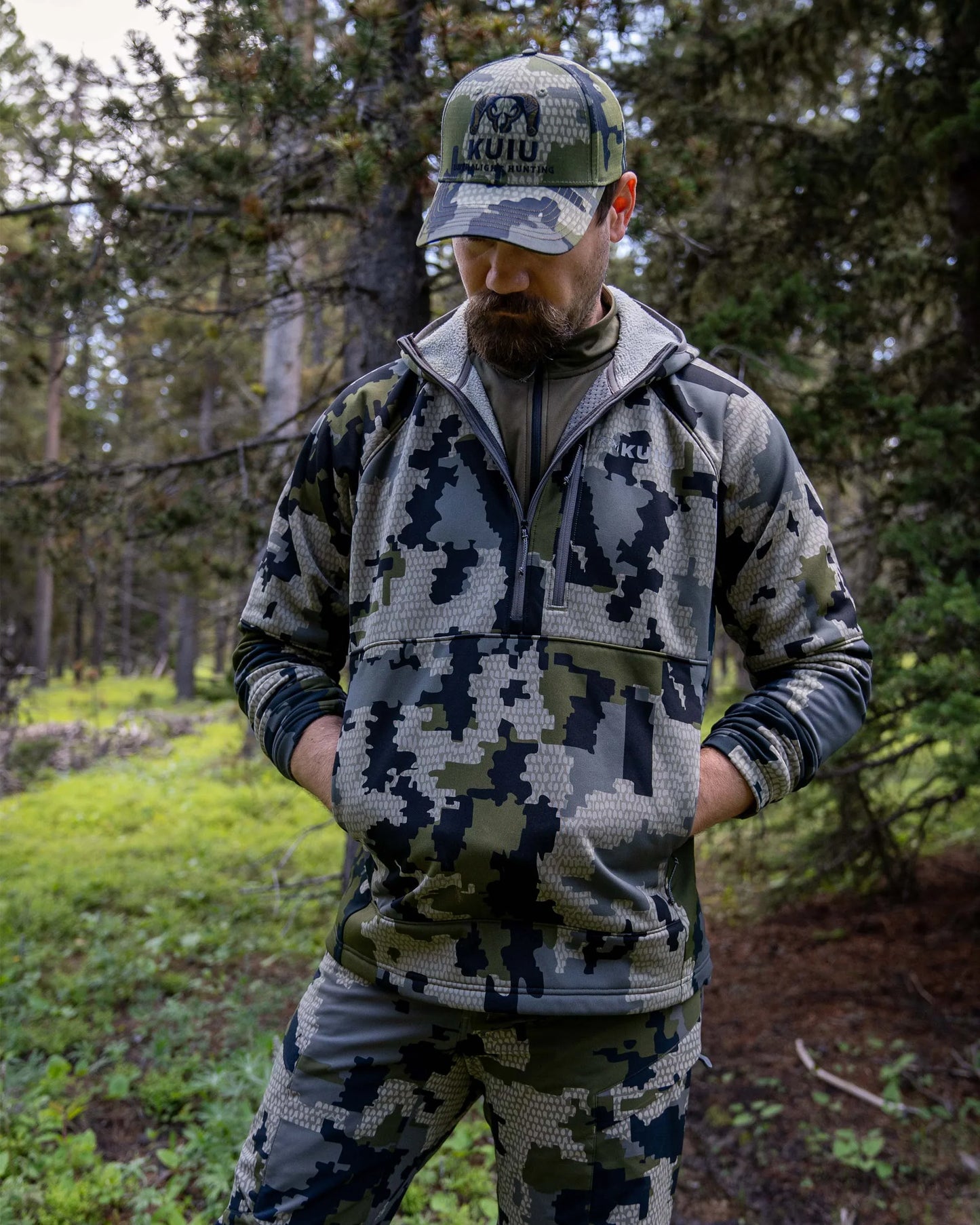 StrongFleece 235 Zip-T Hoodie | Verde