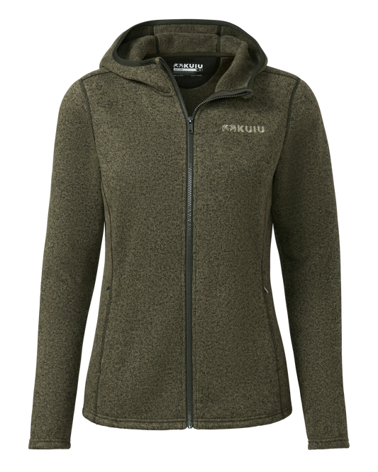 Women's Base Camp Hooded Sweater | Olive Heather