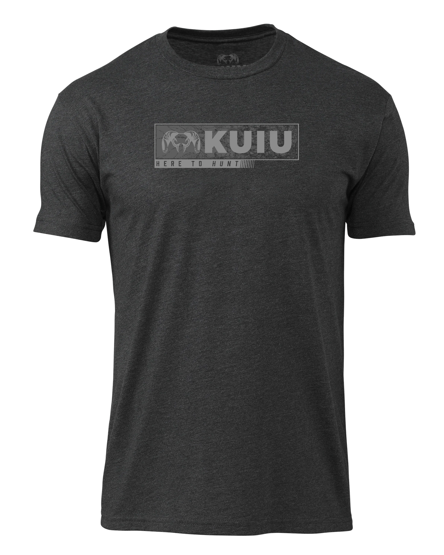 KUIU Here to Hunt Gritstone T-Shirt | Charcoal
