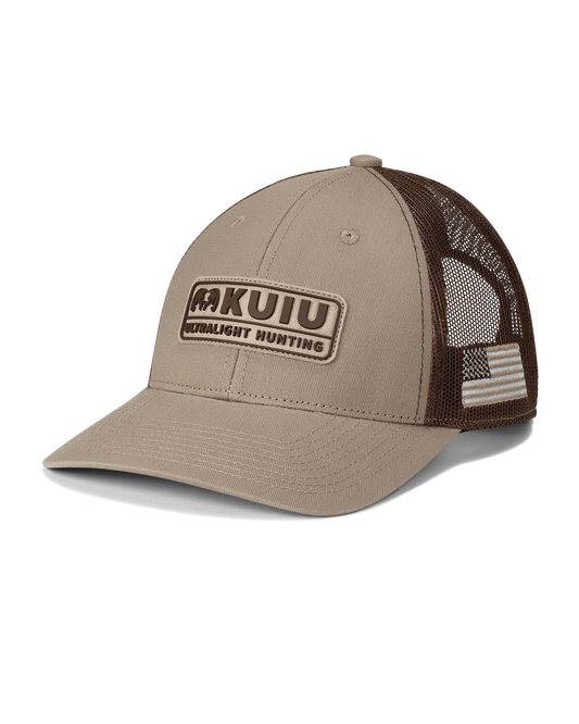 KUIU Ultralight Hunting Patch Hat | Khaki/Brown