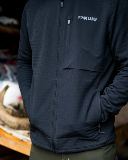 Blockfield Fleece Hoodie | Black