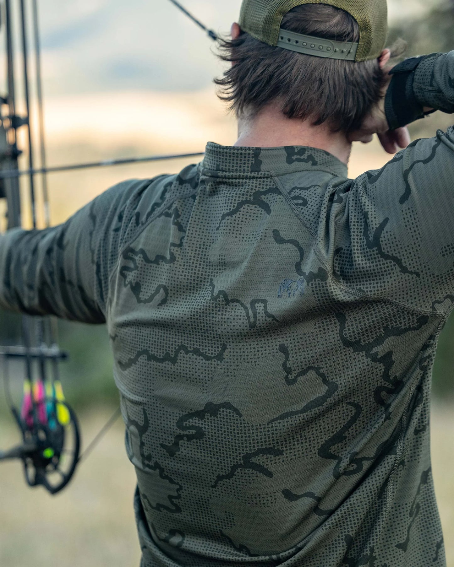Ridgepoint Fleece Henley | Olive Tonal