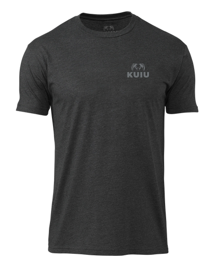 KUIU Solid Flag Fade T-Shirt | Charcoal