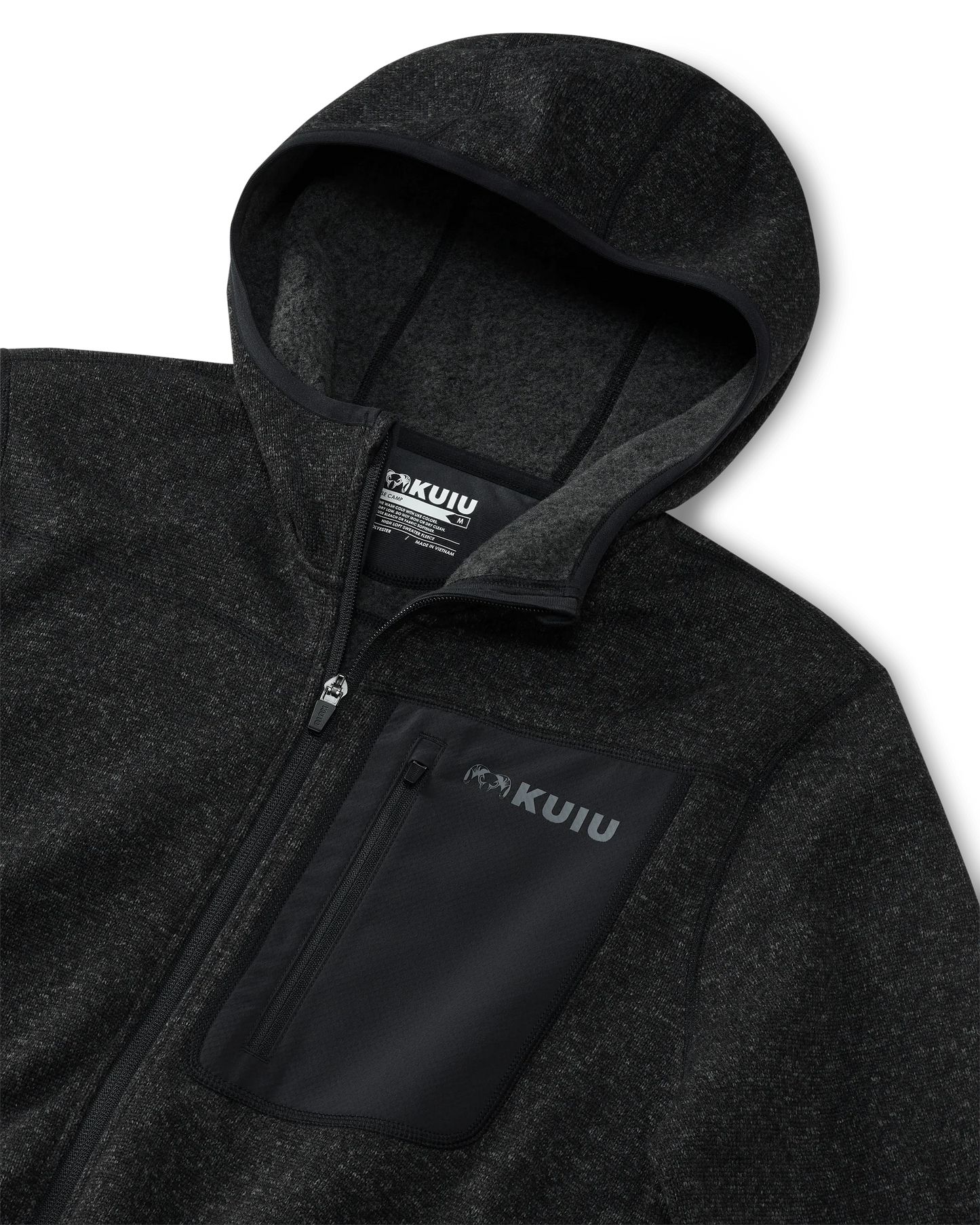 Base Camp Hooded Sweater | Heather Black