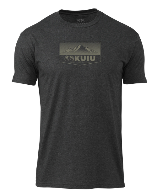 KUIU Ultralight Mountain Logo T-Shirt | Charcoal