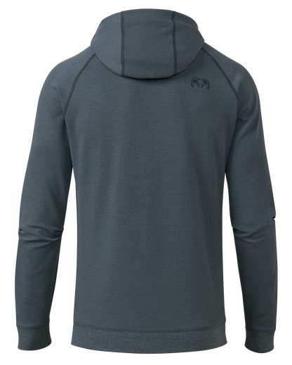 Canyon Waffle Hoodie | Steel Blue Heather