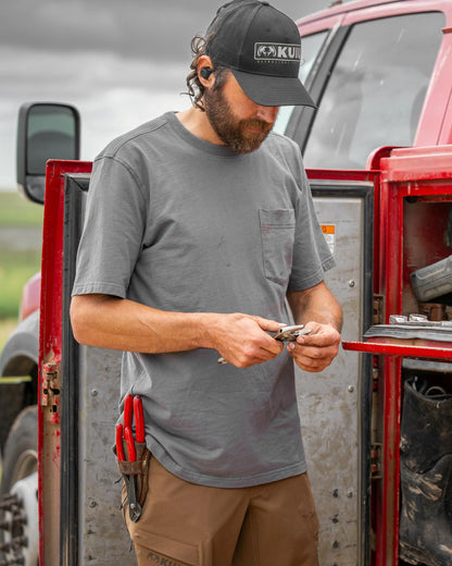 Workgrade SS Pocket Crew | Black