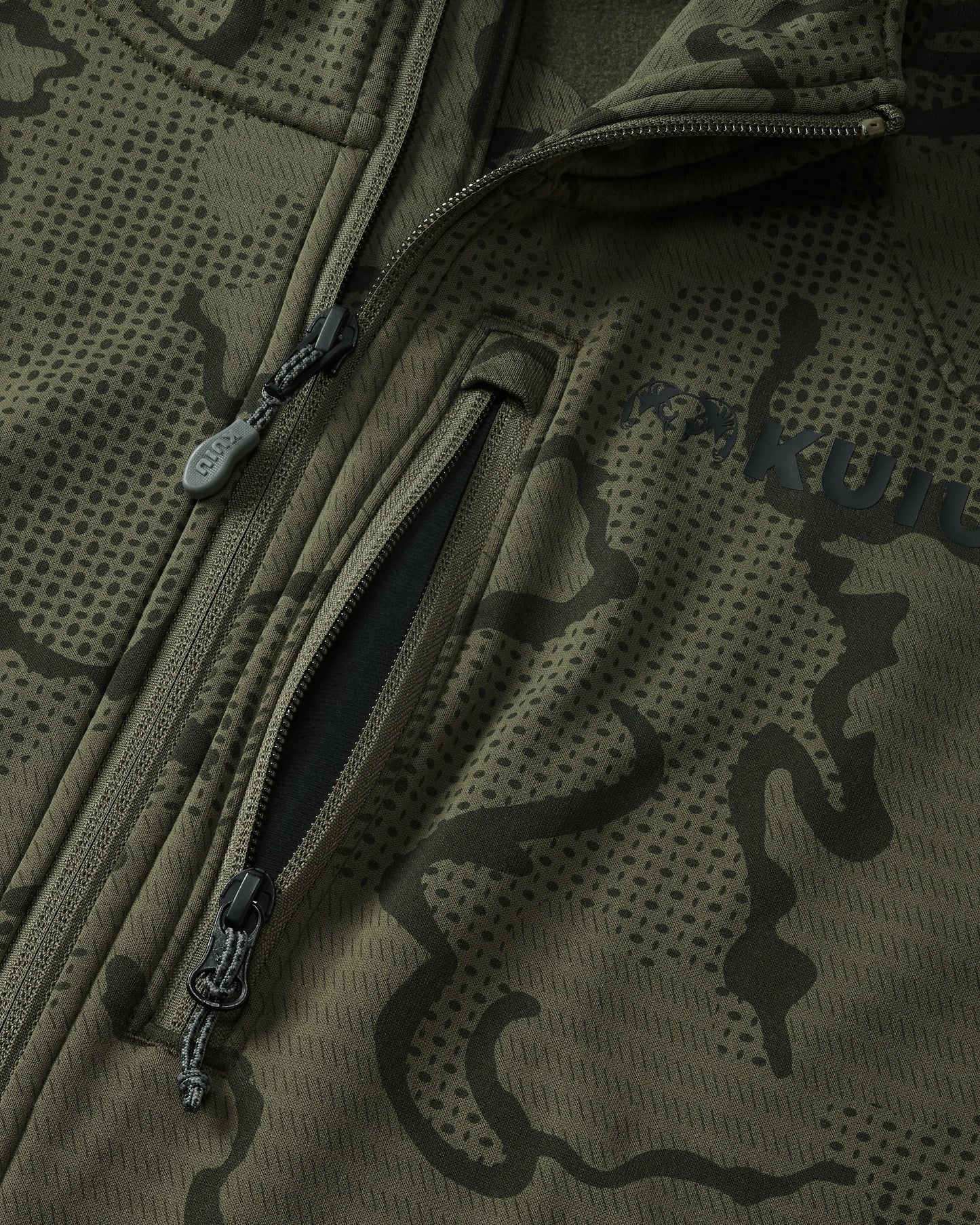 Ridgepoint Fleece Hoodie | Olive Tonal