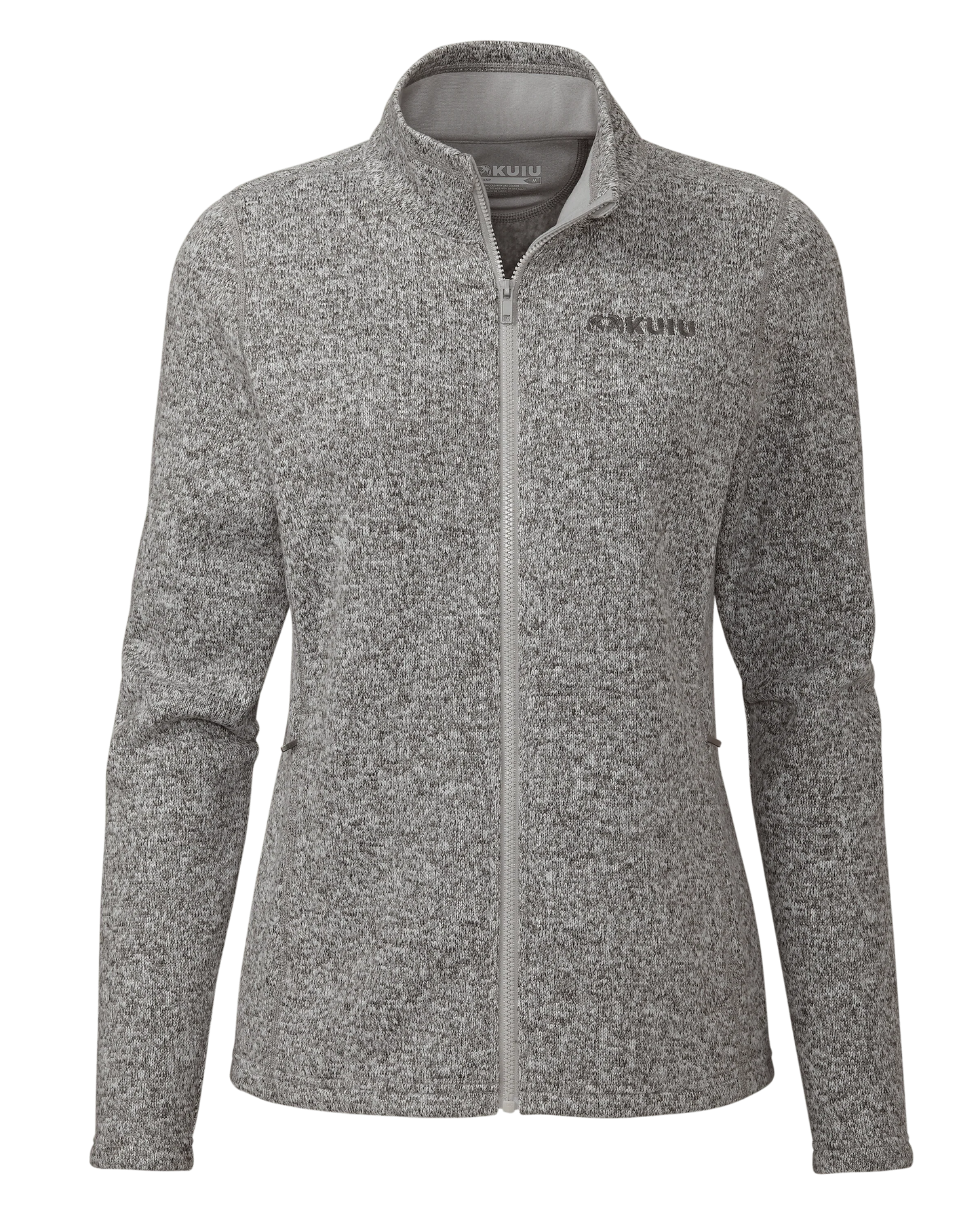 Women's Base Camp Full Zip Sweater | Stone White Heather