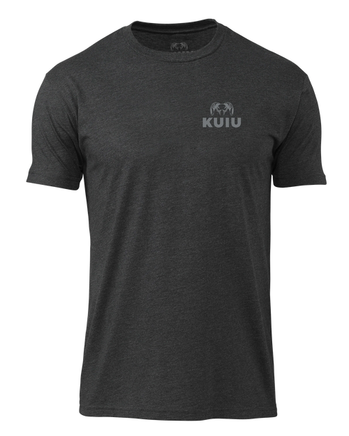 KUIU Ram Chest Logo T-Shirt | Charcoal