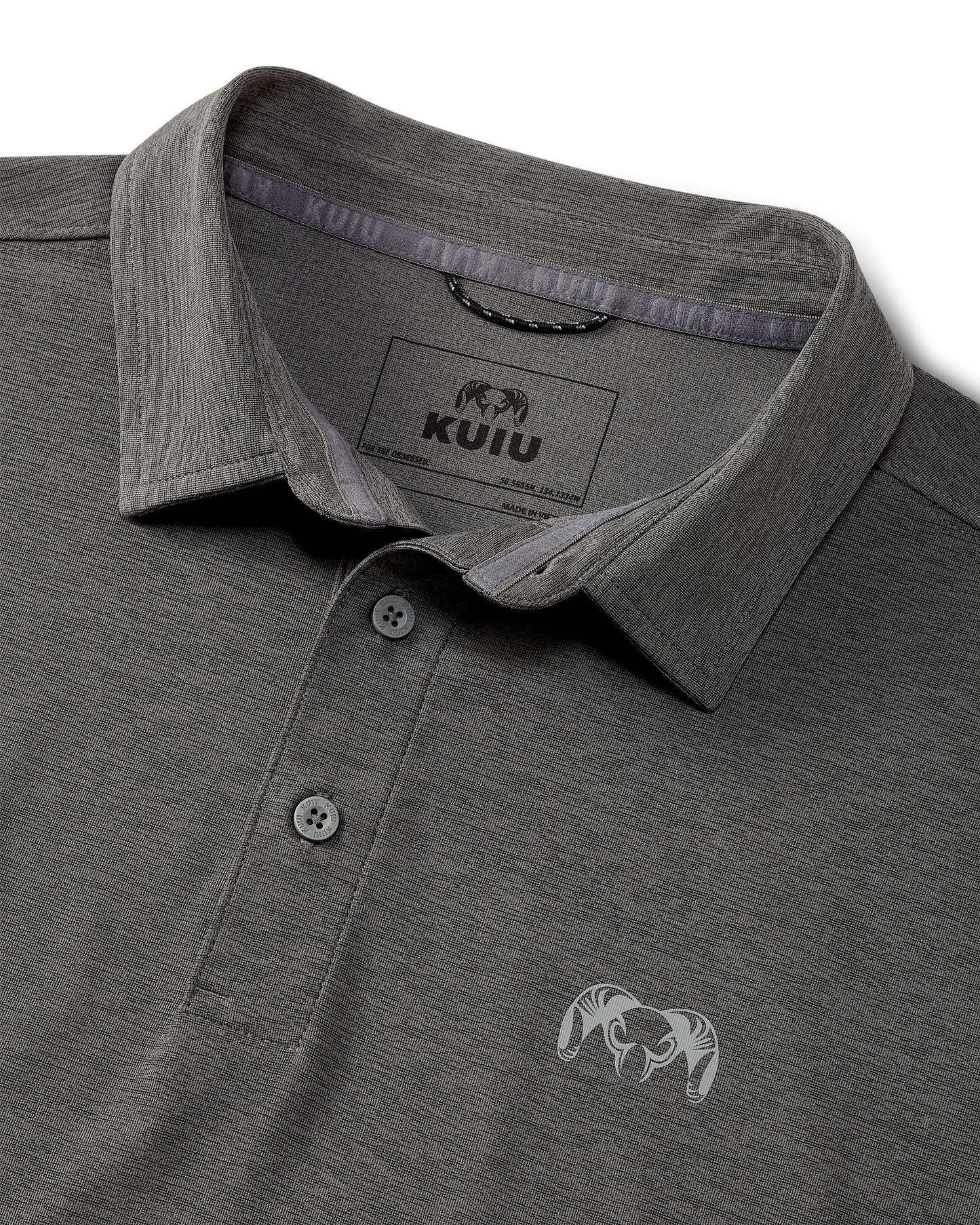 KUIU Performance Polo | Heather Stone
