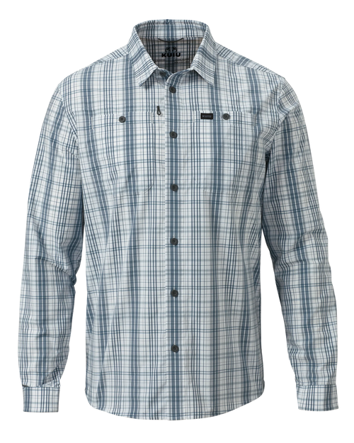 Borrego LS Shirt | Gravel Plaid