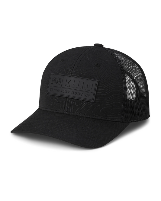 KUIU Topo Patch Hat | Black/Black