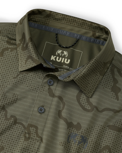 KUIU Performance Polo | Dark Sage Tonal